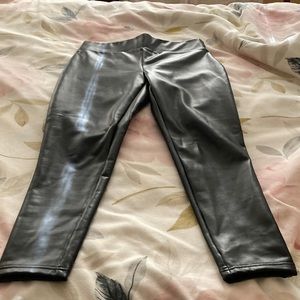 Loft “ leather like” leggings